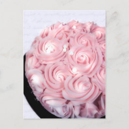 Roze Champagne Cake Briefkaart