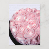 Roze Champagne Cake Briefkaart (Voorkant)