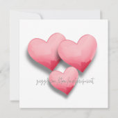 Roze Champagne en Ice Bucket Galentine Party Kaart (Achterkant)