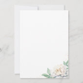 Roze Champagne Floral Vrijgezellenfeest Kaart (Achterkant)