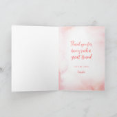 Roze champagne| Galentinedag Kaart (Binnen)