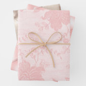  Roze Champagne Glam Inpakpapier Vel (In situ)