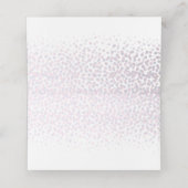 Roze champagne glazen bruiloft gast plaats kaarten plaatskaartje (Binnenkant ongevouwen)