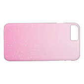 Roze champagne met kleine belletjes achtergrondkun Case-Mate iPhone case (Achterkant (Horizontaal))