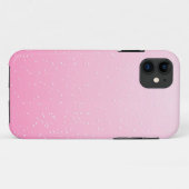 Roze champagne met kleine belletjes achtergrondkun Case-Mate iPhone case (Achterkant (horizontaal))