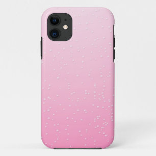 Roze champagne met kleine belletjes achtergrondkun Case-Mate iPhone case