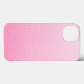 Roze champagne met kleine belletjes achtergrondkun Case-Mate iPhone case (Achterkant (horizontaal))