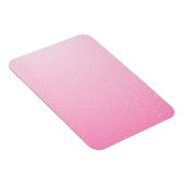 Roze champagne met kleine belletjes achtergrondkun magneet (Rechterzijde)