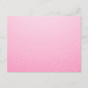 Roze champagne met kleine bubbels achtergrondkunst briefkaart