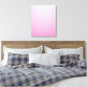 Roze champagne met kleine bubbels achtergrondkunst canvas afdruk (Insitu (Slaapkamer))