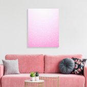 Roze champagne met kleine bubbels achtergrondkunst canvas afdruk (Insitu (Woonkamer))