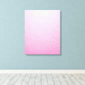 Roze champagne met kleine bubbels achtergrondkunst canvas afdruk (Insitu (Houten vloer))
