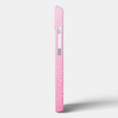Roze champagne met kleine bubbels achtergrondkunst Case-Mate iPhone case (Achterkant / Links)
