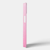 Roze champagne met kleine bubbels achtergrondkunst Case-Mate iPhone case (Achterkant / Rechts)
