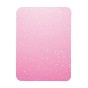 Roze champagne met kleine bubbels achtergrondkunst magneet