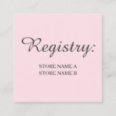 Roze champagne Toast Cheers Wedding Vrijgezellenfe Informatiekaartje (Achterkant)