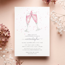 Roze Champagne | Uitnodiging tot Brunch & Bubble S