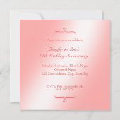 Roze champagne - Uitnodiging voor Jubileum voor we (Achterkant)