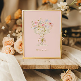 Roze Champagne Vrijgezellenfeest Kaarten en gesche Poster