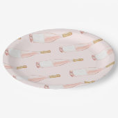 Roze Champagne Vrijgezellenfeest vrijgezellenfeest Papieren Bordje (Gekanteld)