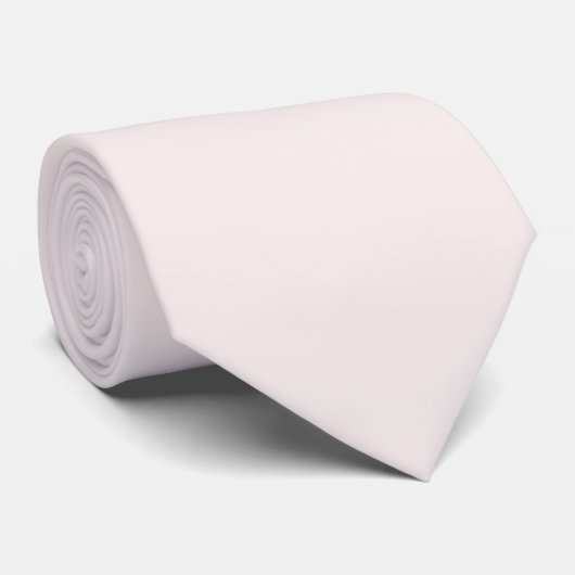Roze Champagnetint Effen Kleur Stropdas (Opgerold)