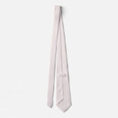 Roze Champagnetint Effen Kleur Stropdas (Achterkant)