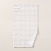Roze Champagnetinten en Crème Witte Gingham Patroo Bad Handdoek (Handdoek)