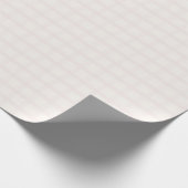 Roze Champagnetinten en Crème Witte Gingham Patroo Cadeaupapier (Hoek)
