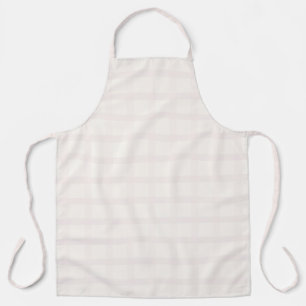 Roze Champagnetinten en Crème Witte Gingham Patroo Schort