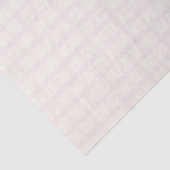 Roze Champagnetinten en Crème Witte Gingham Patroo Tissuepapier (Detail)