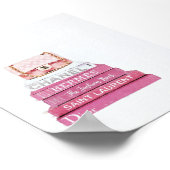 Roze Chanel tas op Mode Boeken | Glam Wall Art Poster (Hoek)