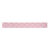 ROZE CHECK QUILT 3" breed satijnen lint (Voorkant)