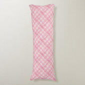 ROZE CHECK QUILT Body Kussen (Voorkant Verticaal)