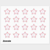 ROZE CHECK QUILT Star Matte Stickers (Vel)