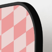 Roze checkboard pickleball paddle (Links Detail)