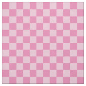 Roze checkboard stof (Swatch)