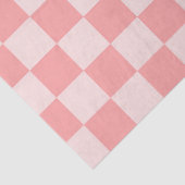 Roze checkboard tissuepapier (Detail)