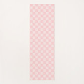 Roze checker yogamat (Voorkant)
