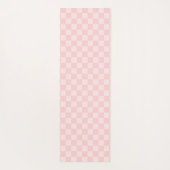 Roze checker yogamat (Achterkant)