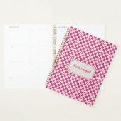 Roze Checkers & Harten Planner (Display)