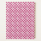 Roze Checkers & Harten Planner (Achterkant)