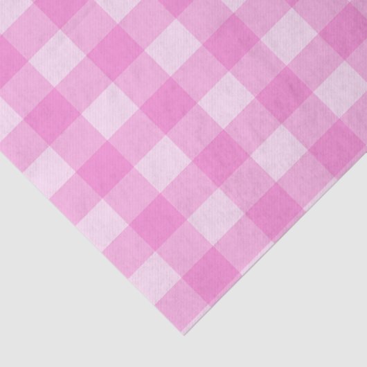 Roze Checkers- Tissuepapier (Detail)