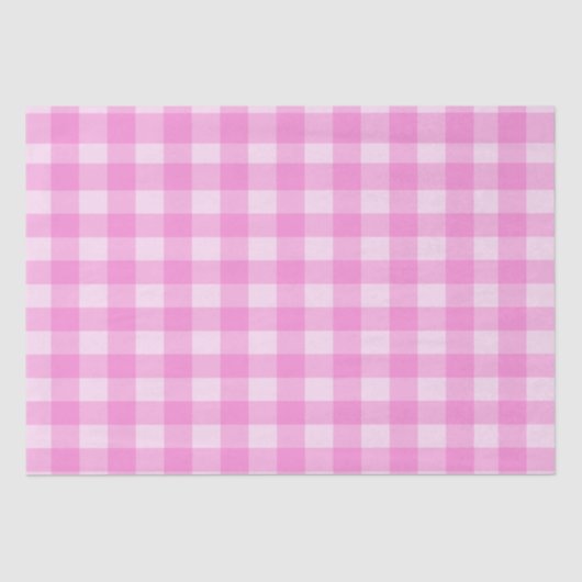 Roze Checkers- Tissuepapier (Voorkant)