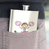Roze Cheerleader Flacon (Voorbeeld)