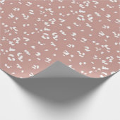 Roze Cheetah Animal Print Verpakkingspapier Cadeaupapier (Hoek)
