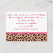 Roze Cheetah Book Request Kaarten (Voorkant)