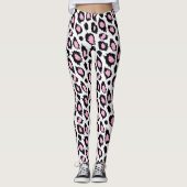 Roze Cheetah Leggings (Voorkant)