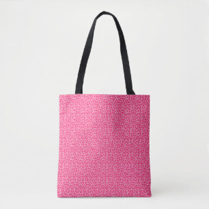 Roze Cheetah Leopard Print Tote Bag