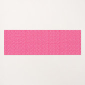 Roze Cheetah Leopard Print Yogamat (Achterkant (horizontaal))