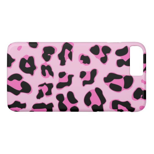Roze Cheetah Phone Case (Achterkant (Horizontaal))
